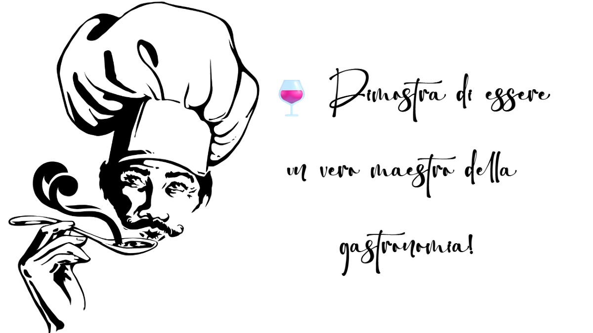 🍷 Questo quiz metterà alla prova le tue conoscenze gastronomiche! Dimostra di essere un vero maestro della gastronomia! -