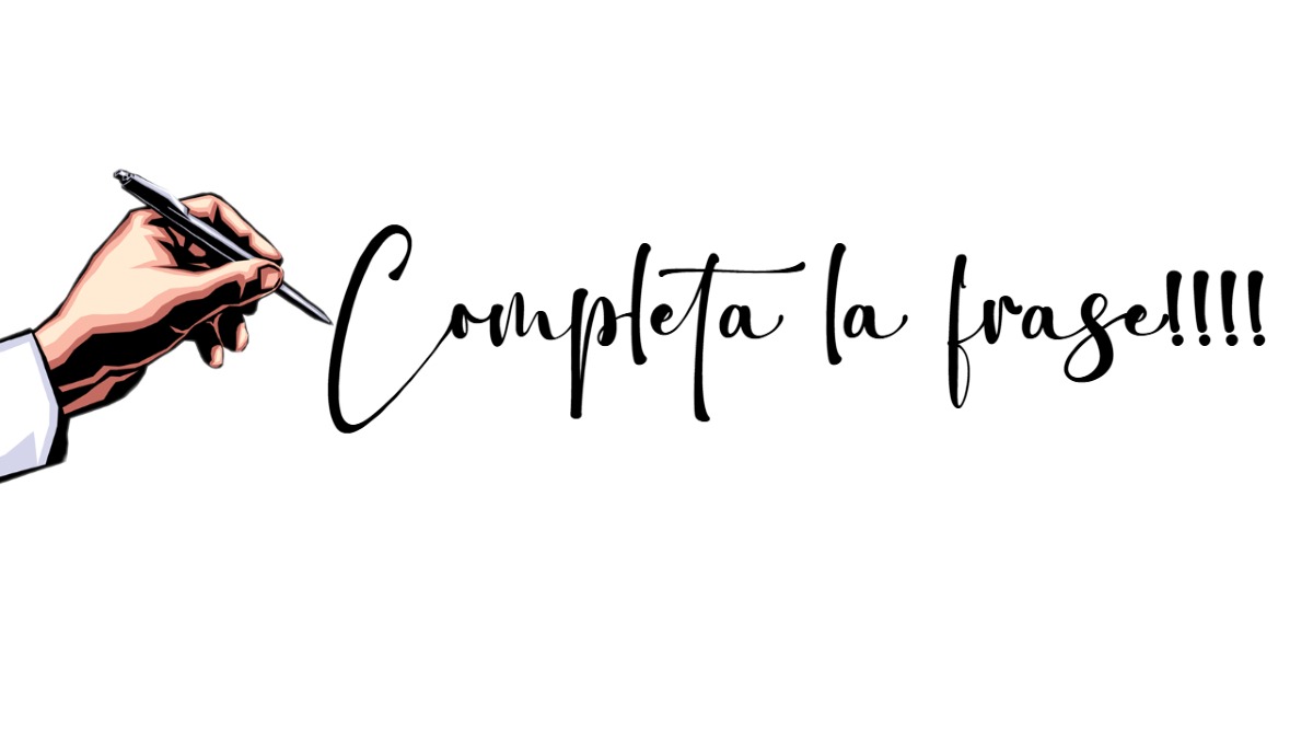 Completa la frase.... Se sbagli, potresti aver bisogno di ripassare le basi! -
