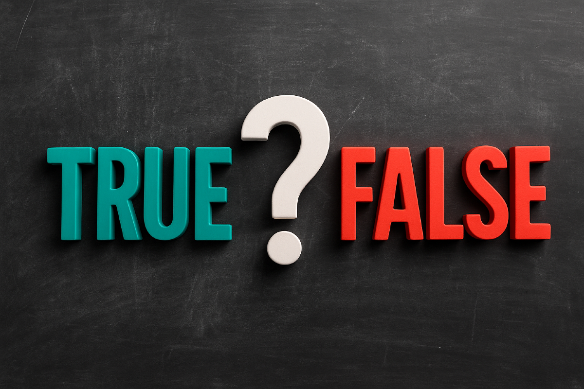 Quanto sei bravo a distinguere il vero dal falso? Mettiti alla prova con 15 affermazioni sorprendenti! -