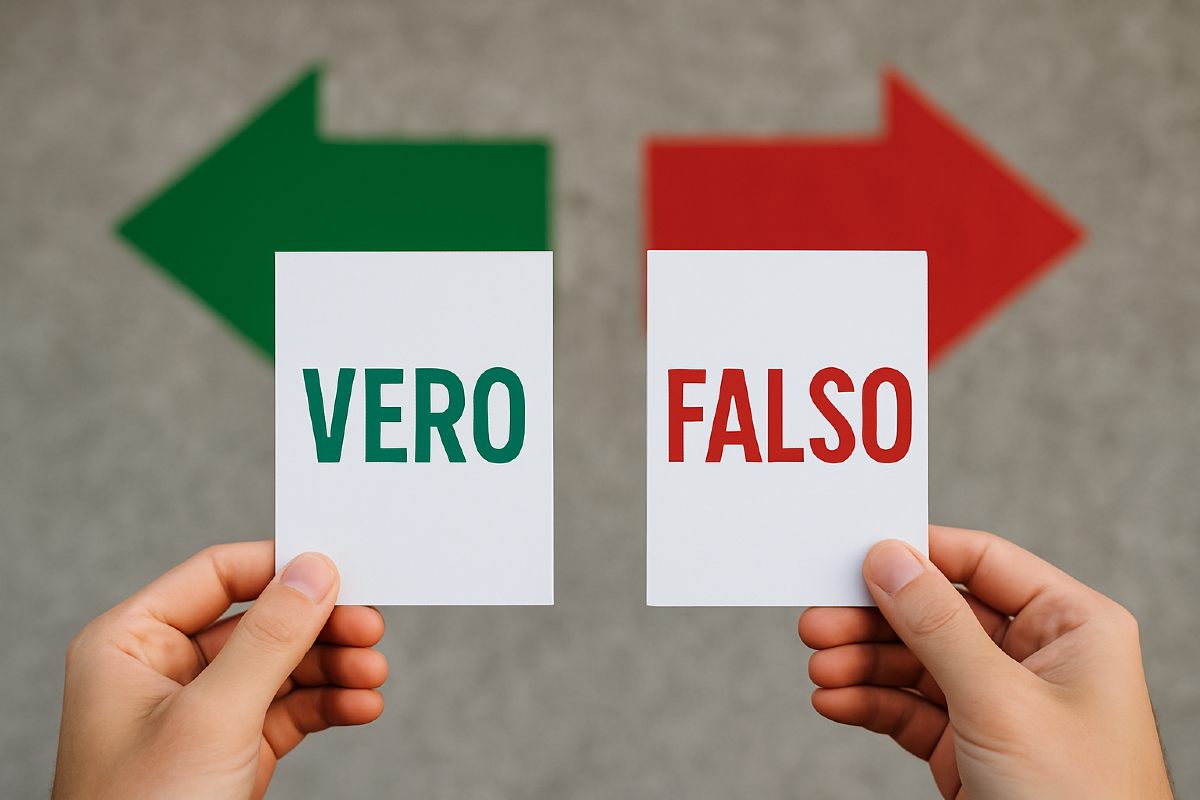 Sai distinguere i fatti reali dalle bufale? Questo quiz Vero o Falso ti metterà in crisi! - 