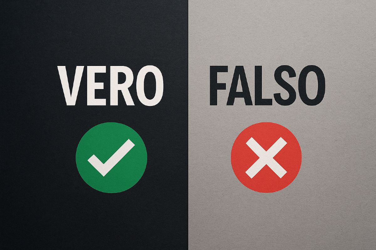 Riesci a distinguere il vero dal falso? Solo chi ha mente critica supererĂ questo quiz avanzato! -