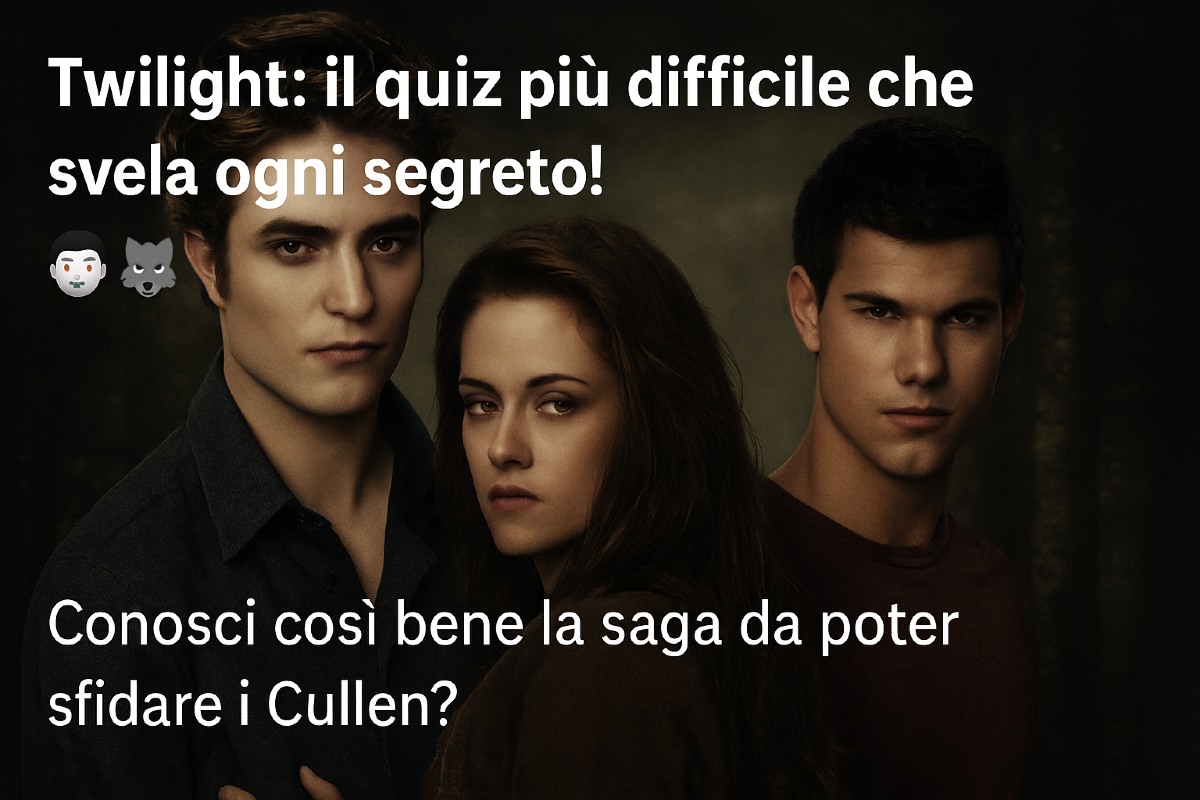 Twilight: il quiz che solo i fan più ossessionati possono superare! -