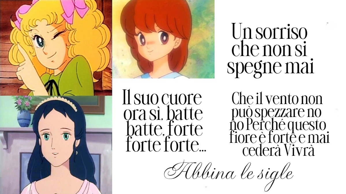 Solo i veri bambini degli anni '80 e '90 solo leggendo le sigle riusciranno ad abbinarle al cartone giusto - 